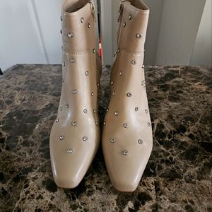 Gianni Bini Analize Jeweled Kitten Heel Booties never worn